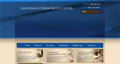 Desktop Screenshot of californiaveteranslawattorney.com